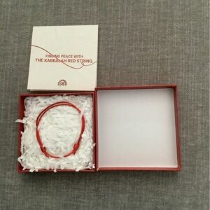 Handmade Adjustable Kabbalah Red string Bracelet